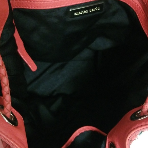 Charles David Red Kennedy Crossbody Bucket Bag - Picture 7 of 8